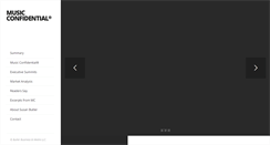 Desktop Screenshot of musicconfidential.biz