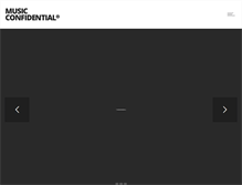 Tablet Screenshot of musicconfidential.biz
